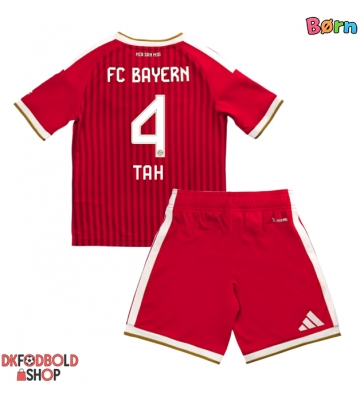 Bayern Munich Jonathan Tah #4 Hjemmebanesæt Børn 2026-27 Kort ærmer (+ korte bukser)